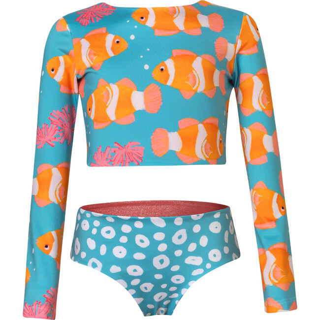 Nemo Y Anemona Wings To Fly Sun Long Sleeve Bikini, Multicolors