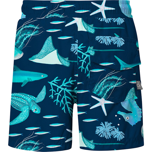 Fiesta En El Mar Swimshorts, Deep Blue - Swim Trunks - 3