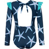 Estrella De Mar Wings Long Sleeve Swimsuit, Deep Blue - One Pieces - 3