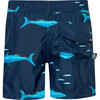 Leo Drawstring Swimshorts, Deep Blue - Swim Trunks - 3