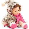 Muffin 13" Baby Doll with Brown Hair Sleepy Brown Eyes and Winter Outfit - Dolls - 2