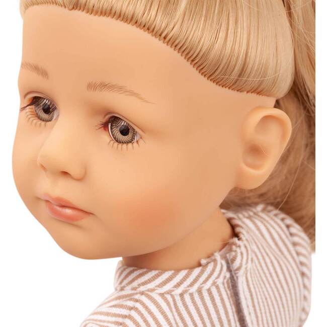 Little Kidz Lotta Doll 14" Multi-Jointed Standing Doll with Long Blonde Hair to Wash and Style - Dolls - 2