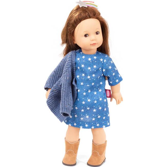 Precious Day Girl Elisabeth My Star 18" Posable Standing Doll with Brown Hair and Brown Sleepy Eyes - Dolls - 2