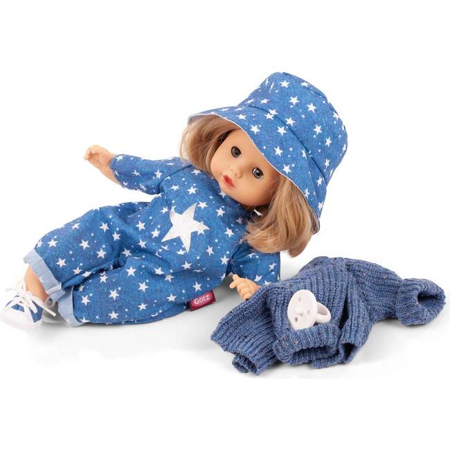 Muffin My Star 13" Baby Doll with Sleepy Brown Eyes and Chic Outfit Accessory