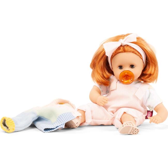 Muffin 13" Baby Doll with Sleepy Brown Eyes and Colorful Summer Playground Outfit - Dolls - 2