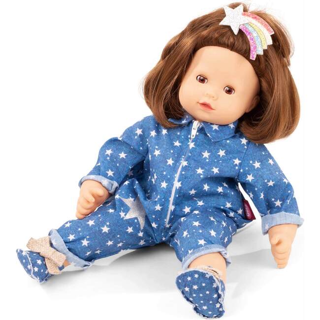Maxy Muffin My Star 16.5" Doll with Sleepy Brown Eyes Brown Hair and Trend Setting Clothing