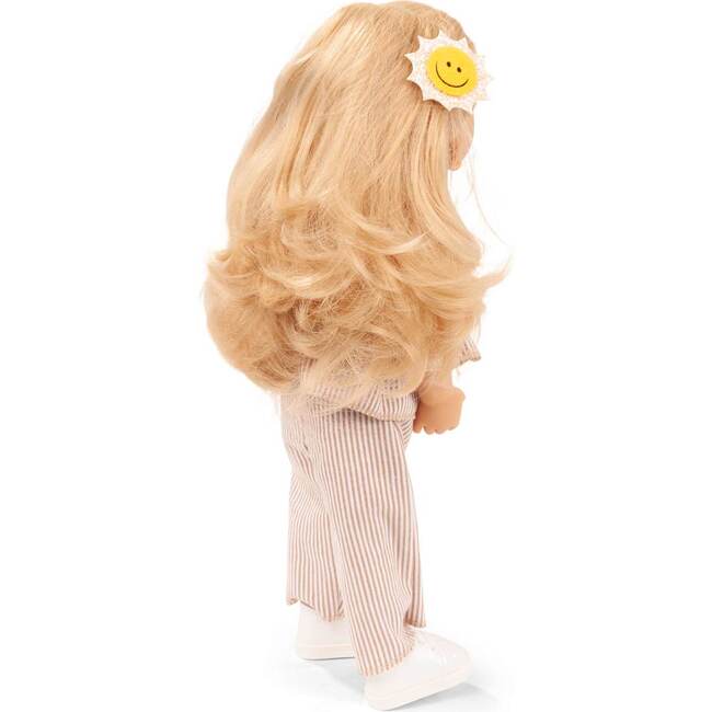 Little Kidz Lotta Doll 14" Multi-Jointed Standing Doll with Long Blonde Hair to Wash and Style - Dolls - 3