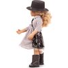 Happy Kidz Mila 19.5" Multi-Jointed Standing Doll With Curly Blonde Hair Dressed in Chic Clothing - Dolls - 2