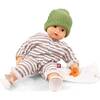 Maxy Muffin 16.5" Baby Doll with Sleepy Eyes and Urban Stripes Clothing - Dolls - 2