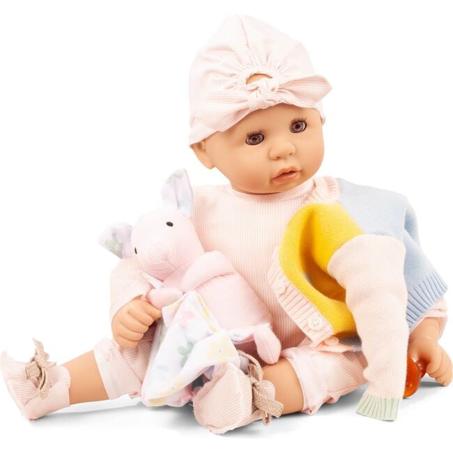 Cookie 19" Baby Doll with Colorful Outfit Stuffed Animal and Sleepy Brown Eyes - Dolls - 4