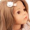 Happy Kidz Greta 19.5" Multi-Jointed Standing Doll With Long Brown Hair Dressed in Elegant Clothing - Dolls - 2