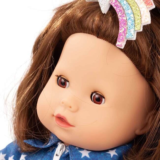 Maxy Muffin My Star 16.5" Doll with Sleepy Brown Eyes Brown Hair and Trend Setting Clothing - Dolls - 4