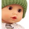 Muffin Baby 13" Baby Doll with Sleepy Brown Eyes and Striped City Outfit - Dolls - 4