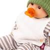 Maxy Muffin 16.5" Baby Doll with Sleepy Eyes and Urban Stripes Clothing - Dolls - 4