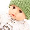 Muffin Baby 13" Baby Doll with Sleepy Brown Eyes and Striped City Outfit - Dolls - 5