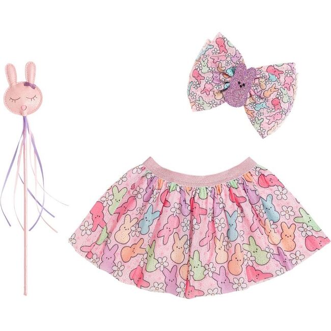 Easter Peeps 3 Piece Gift Set: Tutu, Clip and Wand, Multi