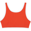 Sleeveless Back Tie Swim Top, Rosso - Two Pieces - 1 - thumbnail