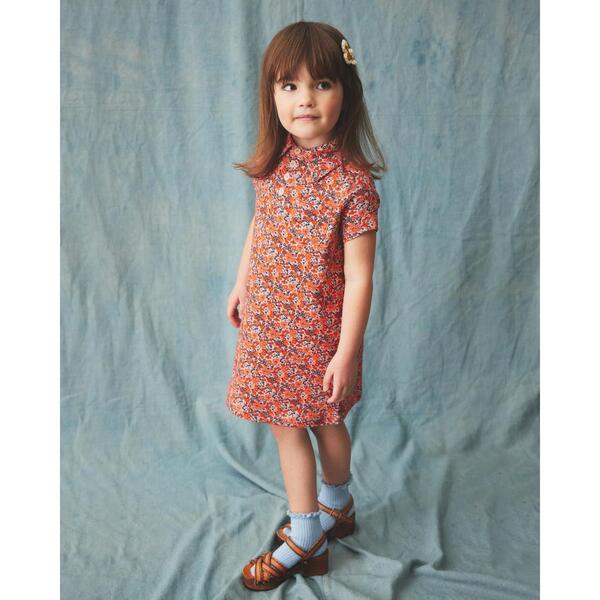 Sharon Short Sleeve Polo Dress, Rose Blush Tisbury Garden