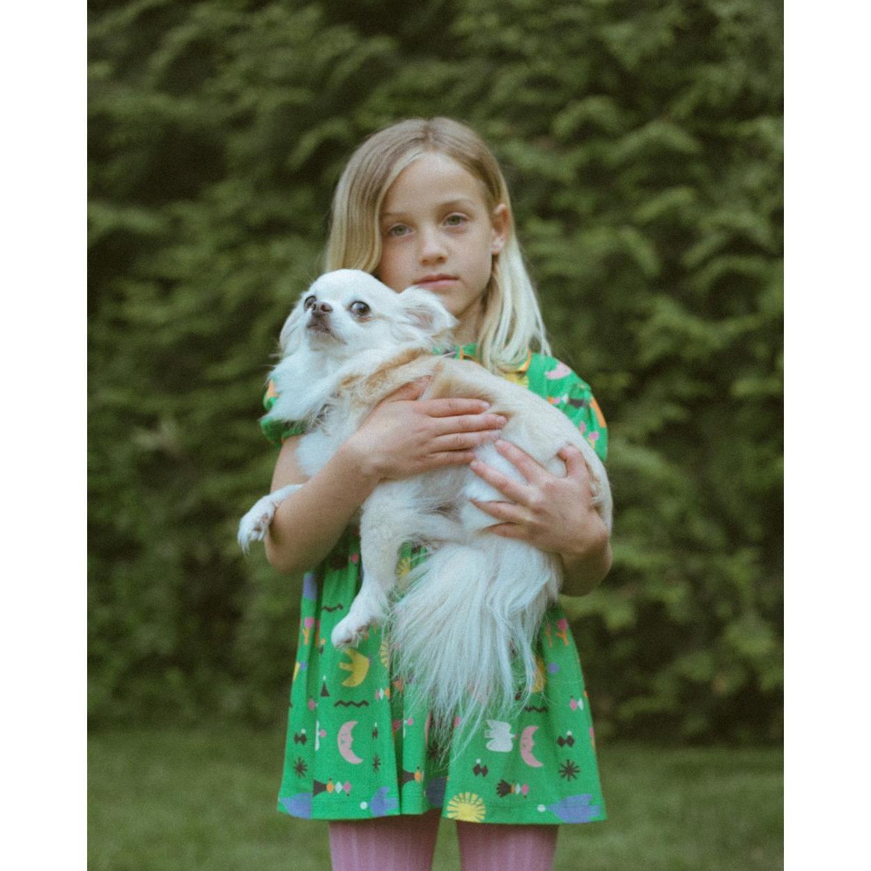 Junior Scout Dress, Clover Daleyden Fete - Misha & Puff