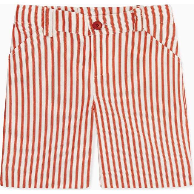 Romo Cotton Shorts, Red