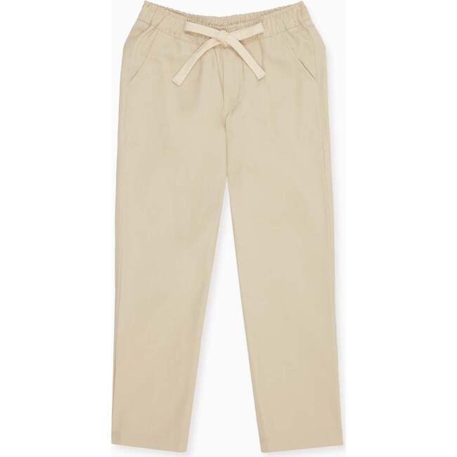 Andreas Cotton Trousers, Beige