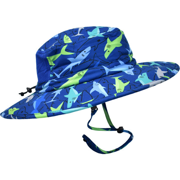UPF 50+ Flap Happy Outdoor Sun Hat, Sharky