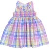 Piper Smocked Dress, Rainbow Pastel - Dresses - 1 - thumbnail