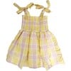 Pink Lemonade Dress, Pink and Yellow - Dresses - 1 - thumbnail