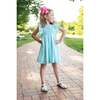 Spring Days Smocked Dress, Mint Check - Dresses - 2