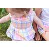 Piper Smocked Bubble, Rainbow Pastel - Rompers - 3