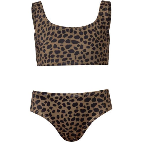 Olivia Sleeveless Bikini Set, Animal Print - Mola Mola Swim | Maisonette