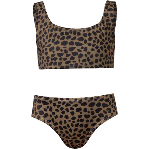Olivia Sleeveless Bikini Set, Animal Print