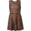 Maya Sleeveless Mini Dress, Animal Print - Dresses - 1 - thumbnail