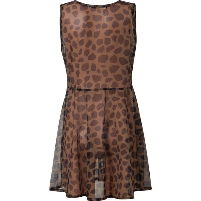 Maya Sleeveless Mini Dress, Animal Print - Dresses - 2