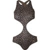 Abby One-Piece Trikini, Animal Print - One Pieces - 1 - thumbnail