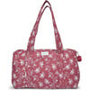 Elodie Quilted Duffel Bag, Red Ginkgo - Bags - 1 - thumbnail