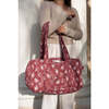 Elodie Quilted Duffel Bag, Red Ginkgo - Bags - 2