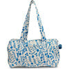 Elodie Quilted Duffel Bag , Blue Chinoiserie - Bags - 1 - thumbnail