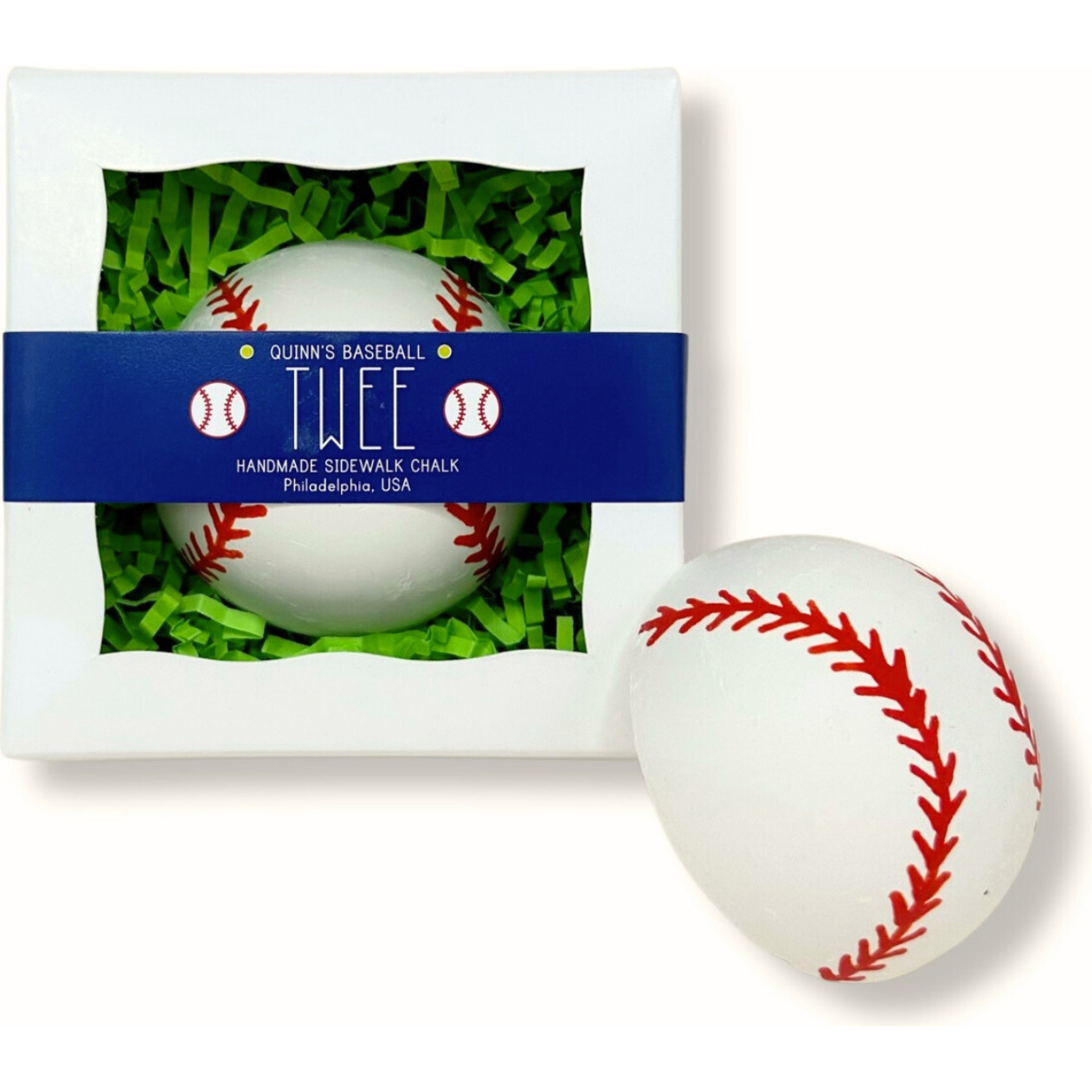 Quinn's Baseball Handmade Sidewalk Chalk - Arts & Crafts - 1