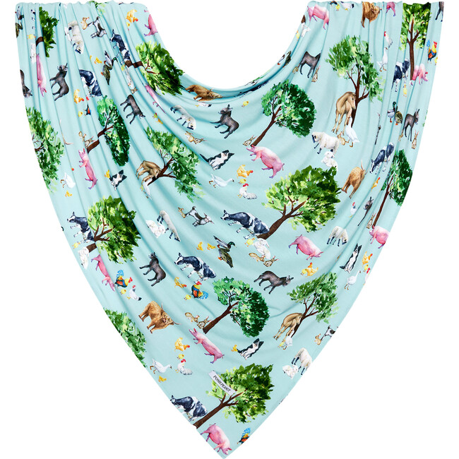 Brayden Infant Swaddle & Beanie Set, Green - Swaddles - 2