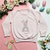 Liberty of London Bunny Children's Jumper, Pale Pink - Sweatshirts - 2