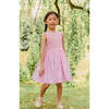 Rose Sleeveless Smocked Dress, Pink - Dresses - 2