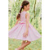 Rose Sleeveless Smocked Dress, Pink - Dresses - 4