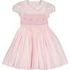 Princess Charlotte Heirloom Smocked Dress, Pink - Dresses - 1 - thumbnail