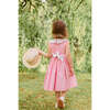 Peony Smocked Dress & White Collar, Pink - Dresses - 3