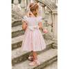 Tulip Short Puff Sleeve Smocked Dress, Pink - Dresses - 5