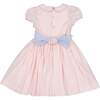 Princess Charlotte Heirloom Smocked Dress, Pink - Dresses - 5