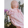 Jasmine Floral Short Puff Sleeve Bubble, Pink - Onesies - 4