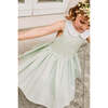 Lily Sleeveless Smocked Dress, Mint - Dresses - 5