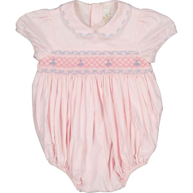 Charlotte Classic Heirloom Smocked Bubble, Pink
